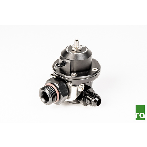 Radium DMR Fuel Pressure Regulator -8AN ORB Black (Direct Mount)