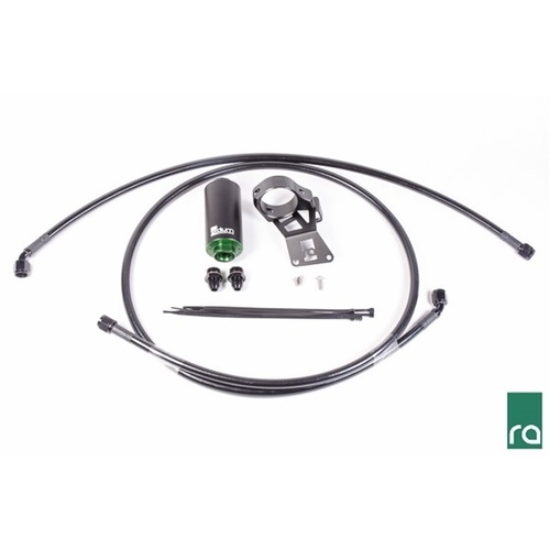 Radium Fuel Feed Line Kit w/Cellulose Filter - Mitsubishi Evo X