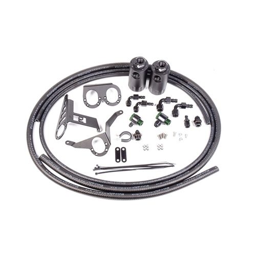 Radium VTE Dual Catch Can Kit - Toyota Supra A80 93-02