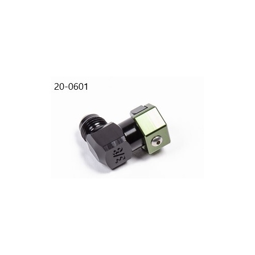 Radium 3/8" SAE Female to 6AN Male Low Profile Elbow