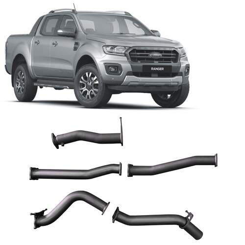 Redback Extreme Duty Exhaust for Ford Ranger 3.2L (10/2016-on)(With Resonator)