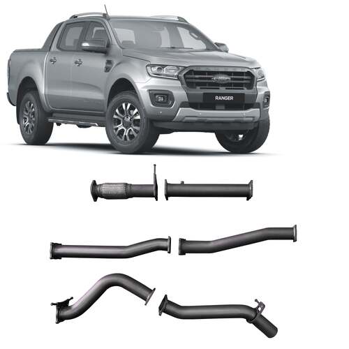Redback Extreme Duty for Ford Ranger 2.0L Bi-Turbo (10/2018-on)(With Large Muffler)