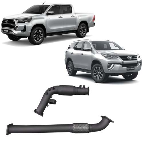 Redback Extreme Duty Exhaust DPF Adaptor Kit for Toyota Hilux / Fortuner (07/2015-on)(Without Cat)