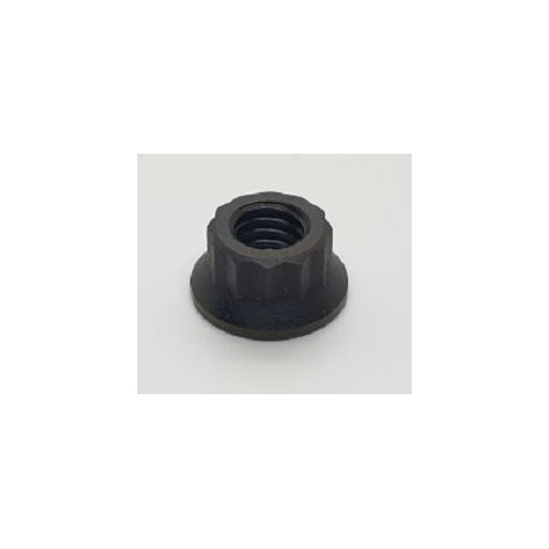 1/4 UNC BLACK TITANIUM 12 POINT NUT GRADE 5