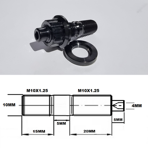 M10X1.25 STEALTH STUD SET 12 PT