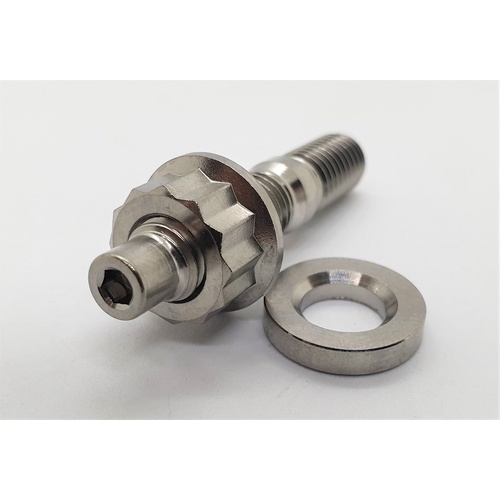 M10X1.5 MANIFOLD STUD NUT AND WASHER SET 12 POINT NUT
