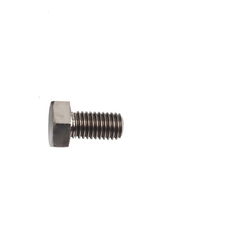 M3X15MM 0.5 THREAD PITCH TITANIUM DIN 933 HEX HEAD BOLT GRADE 5