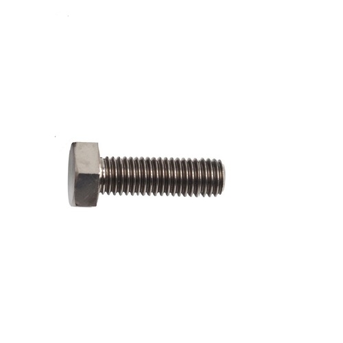 M5X60MM 0.8 THREAD PITCH TITANIUM DIN 933 HEX HEAD BOLT GRADE 5