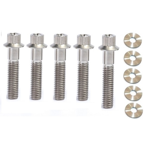 SMALL BLOCK CHEVY TITANIUM BOLT WATER PUMP KIT