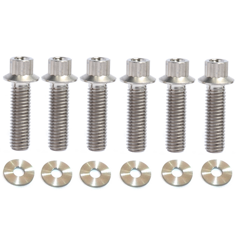 SMALL BLOCK CHEVY TITANIUM BOLT ENGINE MOUNT KIT