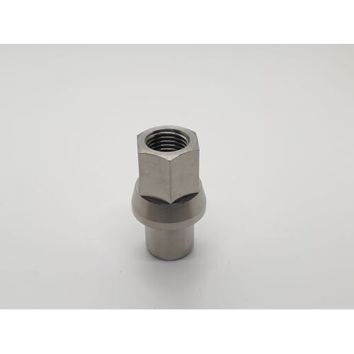 TITANIUM M14X1.5 SHORT SHANK WHEEL NUT