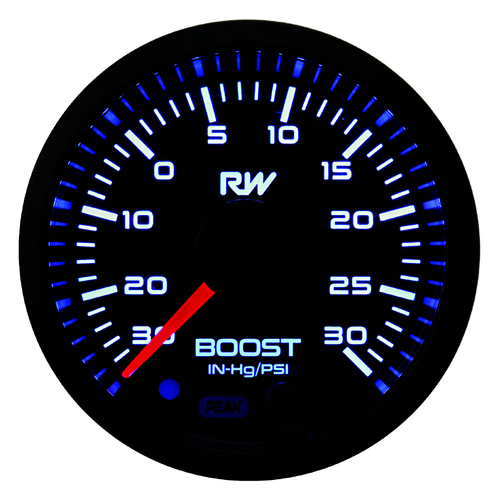 Raceworks 52mm Electronic Boost/Vac Gauge PSI Kit