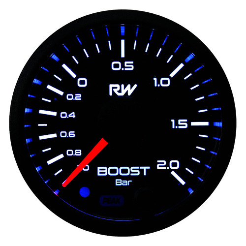 Raceworks 52mm Electronic Boost/Vac Gauge BAR Kit