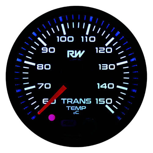Raceworks 52mm Electronic Transmission Temperature Gauge Kit