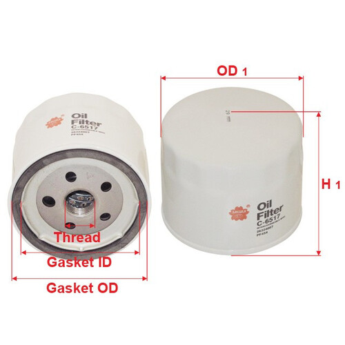 Sakura C-6517 Oil Filter -  C-6517