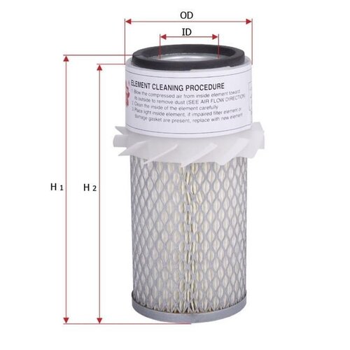 Sakura FAS-54123 Air Filter -  FAS-54123