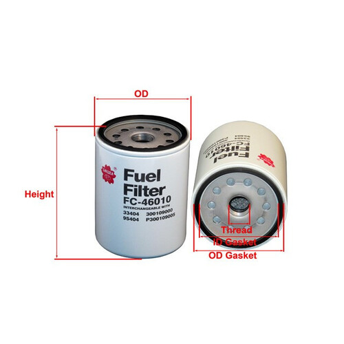 Sakura FC-46010 Fuel filter -  FC-46010