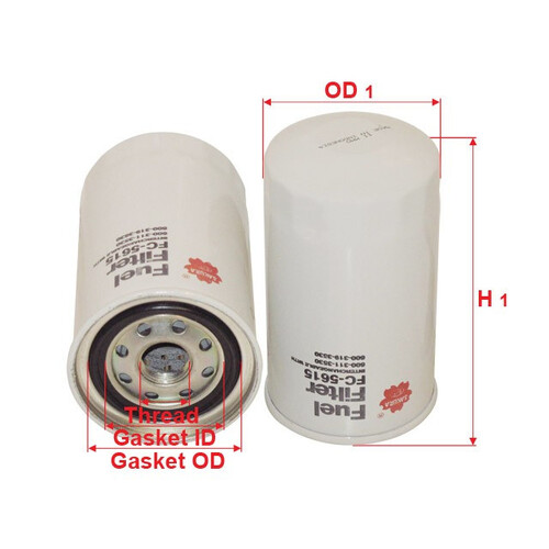 Sakura FC-5615 Fuel filter -  FC-5615