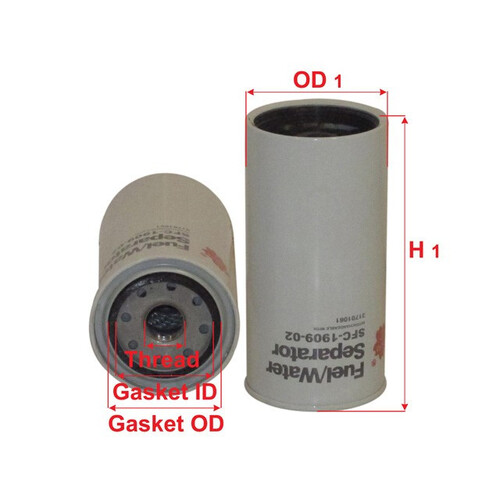 Sakura SFC-1909-02 Fuel/Water Separator -  SFC-1909-02