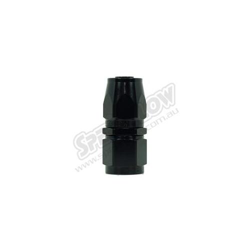 SPEEDFLOW 100 Series Straight Hose Ends ~ Cutter Style 4 Black