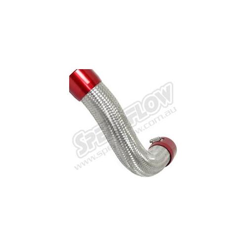 SPEEDFLOW 111 Series Stainless Braided Cover - 111-045......40-45mm OD Hose Black 1.0 Metre
