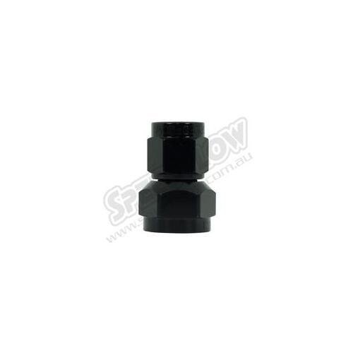 SPEEDFLOW Stepped Female Union Swivel Adapter - 131-08-10......-8 to -10 Female Union Black