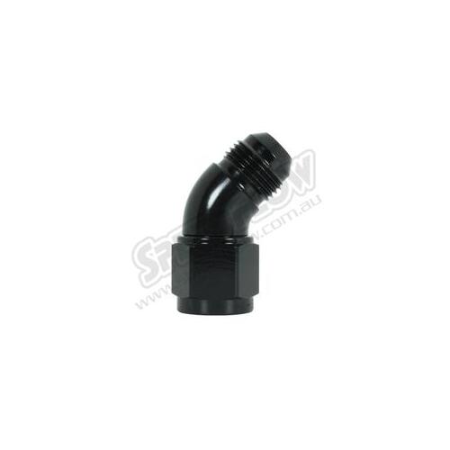 SPEEDFLOW Female - Male 45 Degree Union Swivel Adapter - 12 Black