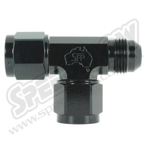 SPEEDFLOW AN Female Swivel Tee Male On Run - 8 Black