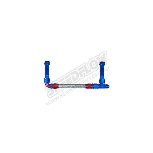 SPEEDFLOW -8 Holley Dominator 4500 Carburettor Kits Suit 7/8\-20 Inlet Threads - 100 Series Braided Hose Standard