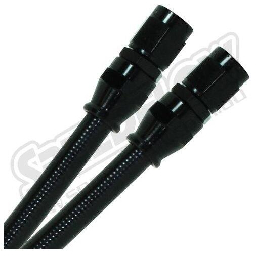 SPEEDFLOW 200 Series Teflon Braided Hose with Black PVC Cover 8 Per Metre