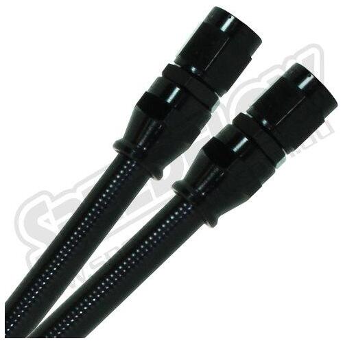 SPEEDFLOW 200 Series Teflon Braided Hose with Black PVC Cover 10 Per Metre