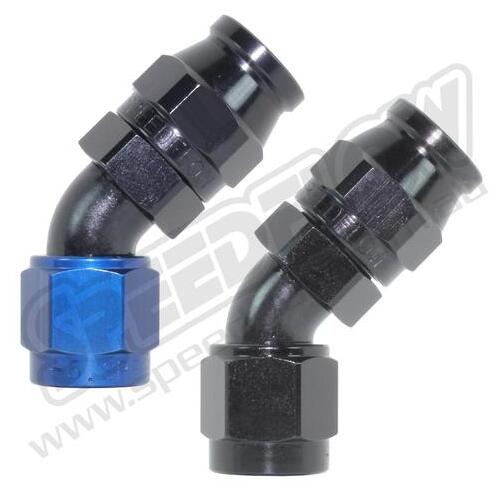 SPEEDFLOW 200 Series 45 Degree Hose Ends 10 Blue/Black
