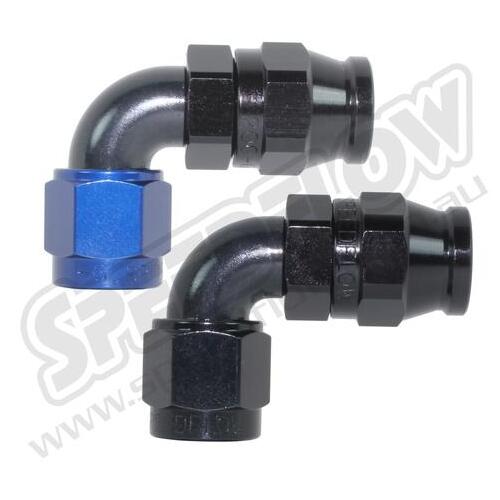 SPEEDFLOW 200 Series 90 Degree Hose Ends 8 Blue/Black