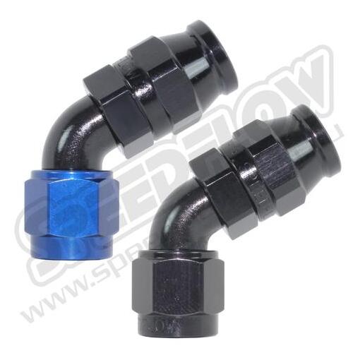 SPEEDFLOW 200 Series 60 Degree Hose Ends 8 Black