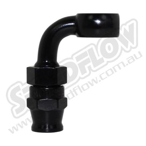 SPEEDFLOW 200 Series 3/8-M10 Banjo Hose End 90 Degree – Aluminium