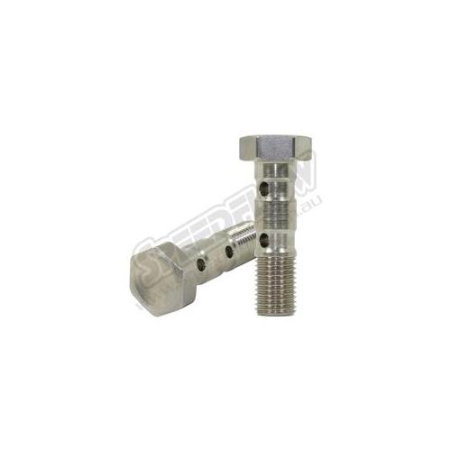 SPEEDFLOW 3/8\-24 Double Banjo Bolts for 10mm Banjo - Steel