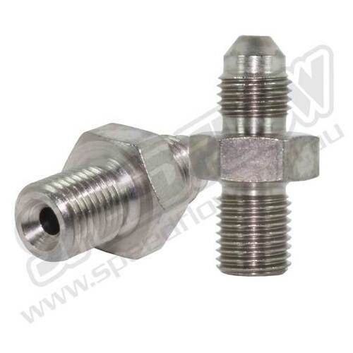 SPEEDFLOW Male Inverted Flare Adapter - 04 to 3/8\-24 Inv \u0026 Washer Dual Seat