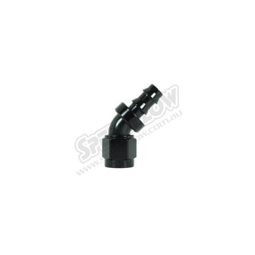 SPEEDFLOW 400 Series 45 Degree Hose Ends 8 Red/Blue