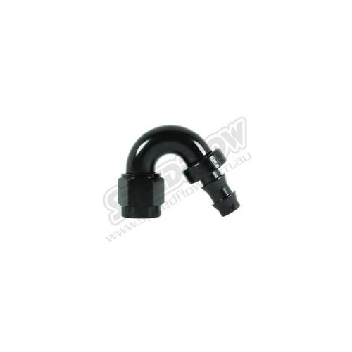 SPEEDFLOW 400 Series 150 Degree Hose Ends 8 Black