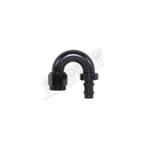 SPEEDFLOW 400 Series 180 Degree Hose Ends 10 Black