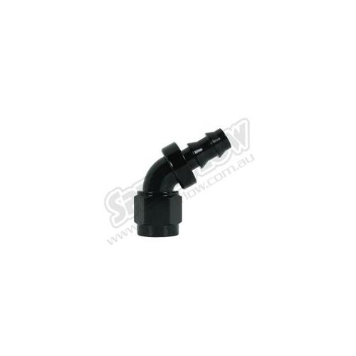SPEEDFLOW 400 Series 60 Degree Hose Ends 4 Black