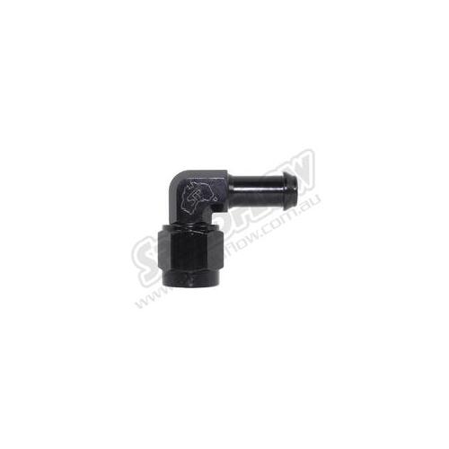 SPEEDFLOW 413 Series 90 Degree Hose Ends - '-4 Fem to 5/16\ Black