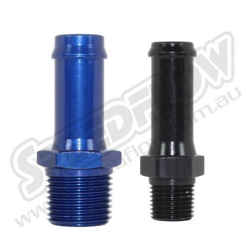 SPEEDFLOW NPT Male to Hose Tail - 1/8\NPT to 1/4\ Blue