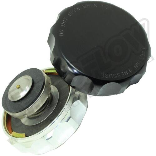 SPEEDFLOW Billet Radiator Cap ~ Large ~ 16 lb Pressure - Raw (No Anodising)
