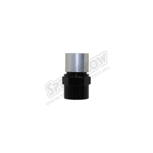 SPEEDFLOW 550 Series Straight Hose End 10 Black