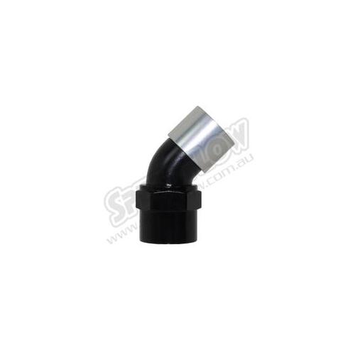 SPEEDFLOW 550 Series 45 Degree Hose End 10 Black