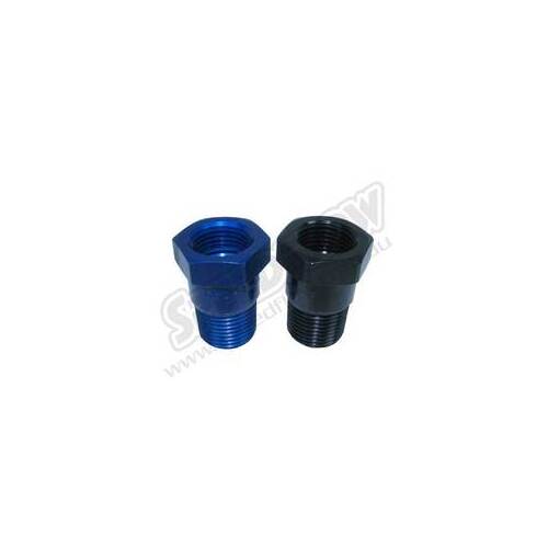 SPEEDFLOW NPT to Mechanical Temp Gauge Probe Adapter - 6 Blue