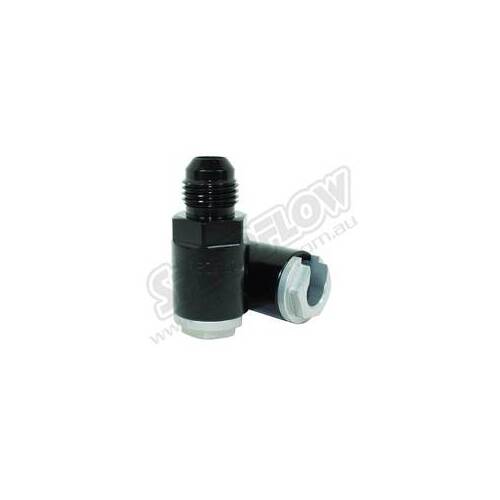SPEEDFLOW AN Male To EFI Tube Adapter - '-06 Male to 5/16\ Tube Blue