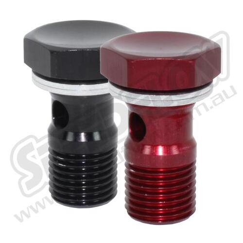 SPEEDFLOW BSPP Banjo Bolts for 14.5mm Banjo - Black