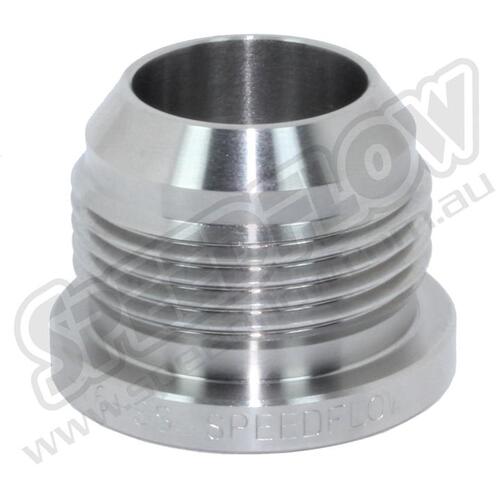 SPEEDFLOW Stainless Steel Male Weld Bung - 999-16-SS (-16 Male Stainless Steel)